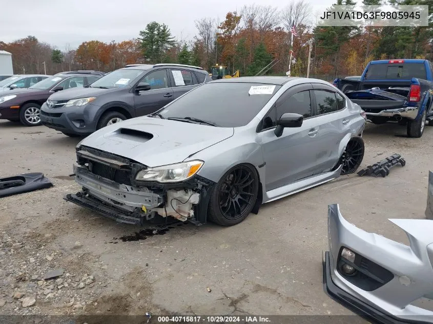 2015 Subaru Wrx Premium VIN: JF1VA1D63F9805945 Lot: 40715817