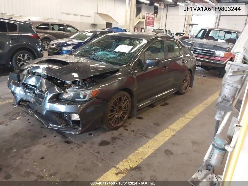 2015 Subaru Wrx VIN: JF1VA1A61F9803244 Lot: 40717459