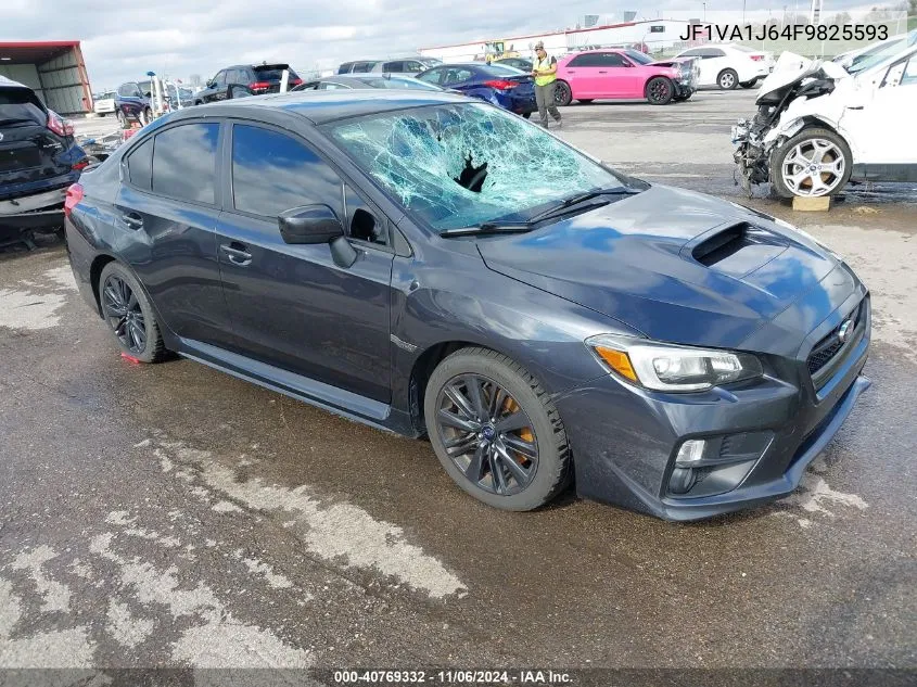 2015 Subaru Wrx Limited VIN: JF1VA1J64F9825593 Lot: 40769332