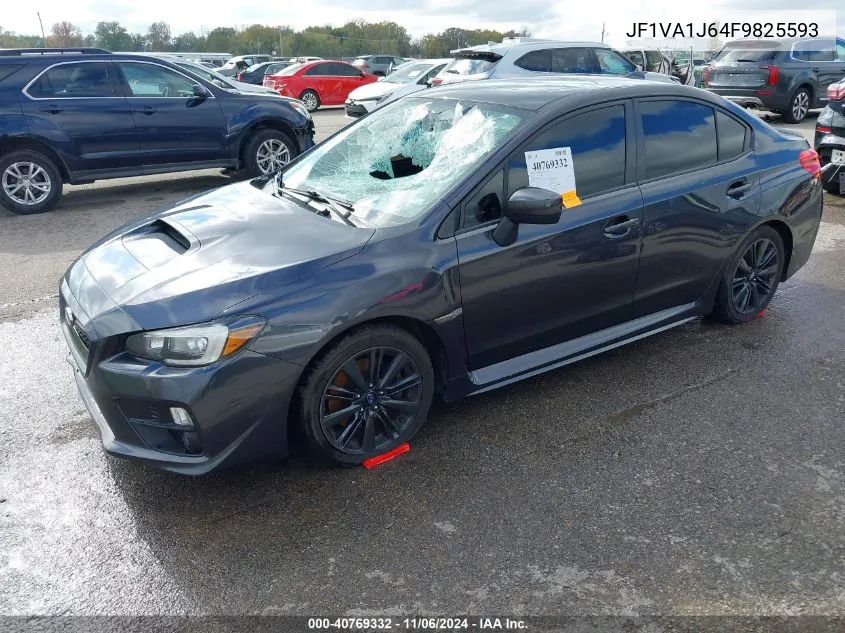 2015 Subaru Wrx Limited VIN: JF1VA1J64F9825593 Lot: 40769332