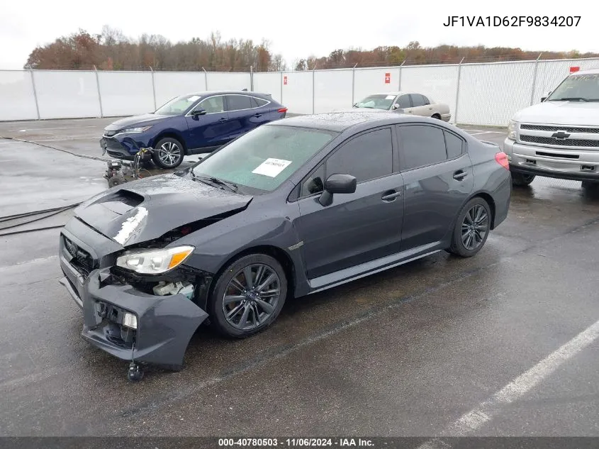 2015 Subaru Wrx Premium VIN: JF1VA1D62F9834207 Lot: 40780503