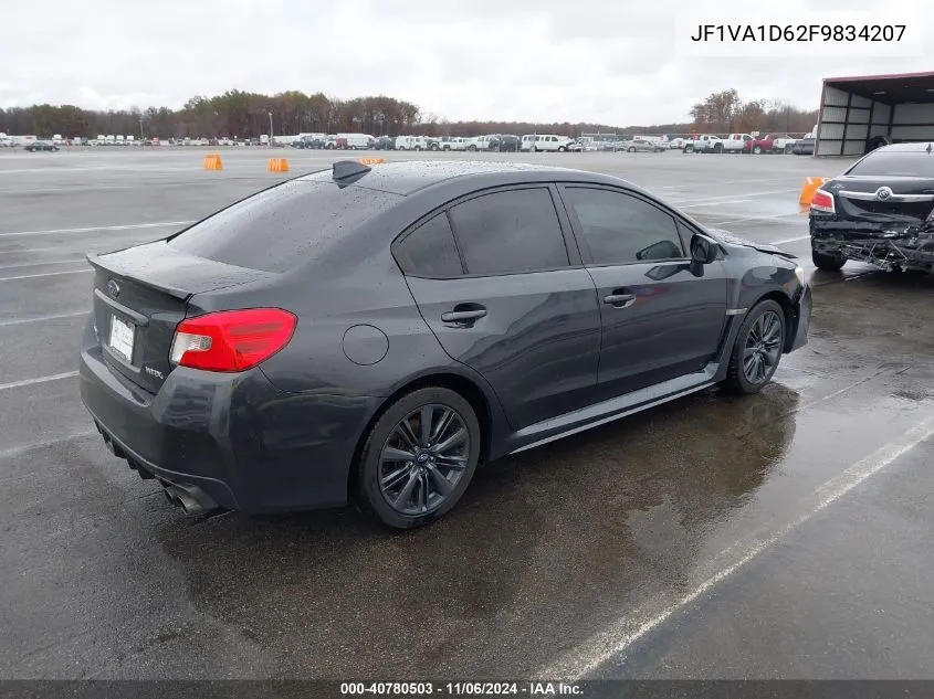 2015 Subaru Wrx Premium VIN: JF1VA1D62F9834207 Lot: 40780503