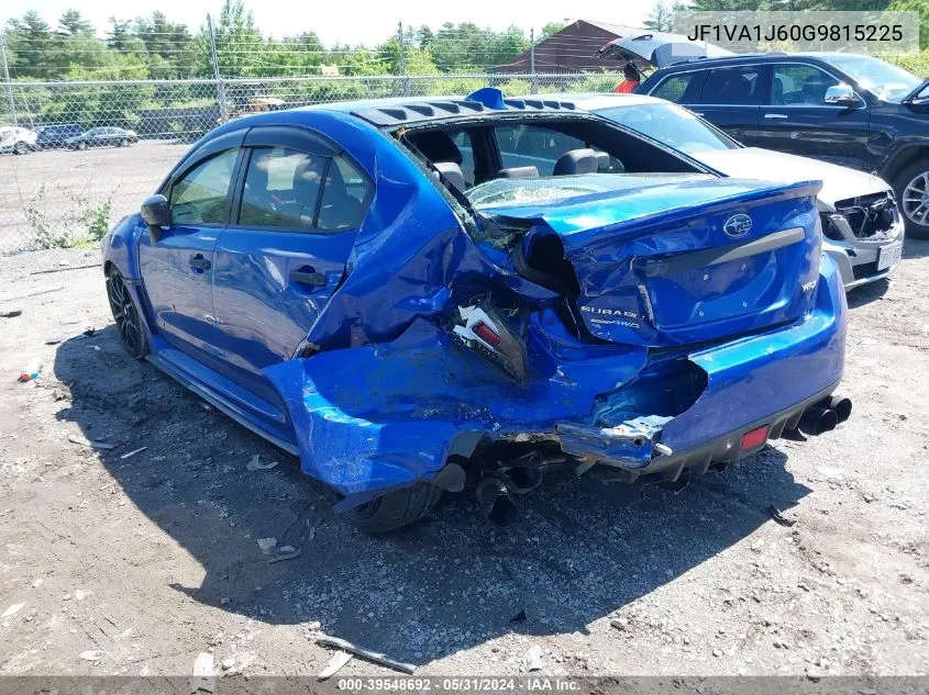 JF1VA1J60G9815225 2016 Subaru Wrx Limited