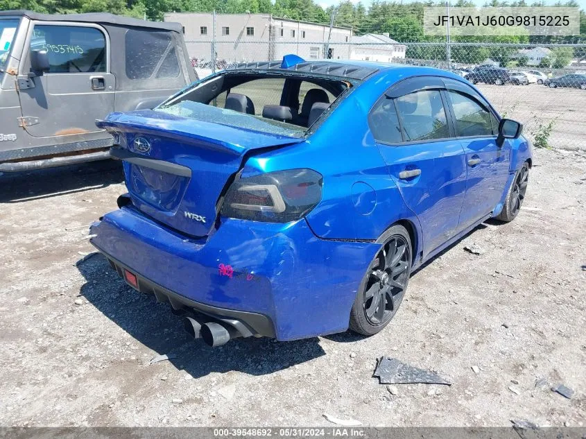 JF1VA1J60G9815225 2016 Subaru Wrx Limited