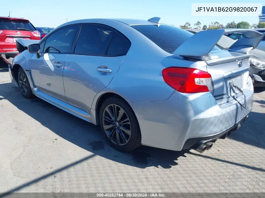 JF1VA1B62G9820067 2016 Subaru Wrx