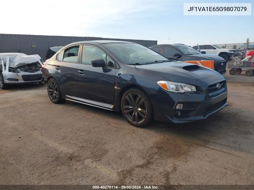 2016 Subaru Wrx Premium VIN: JF1VA1E65G9807079 Lot: 40270114