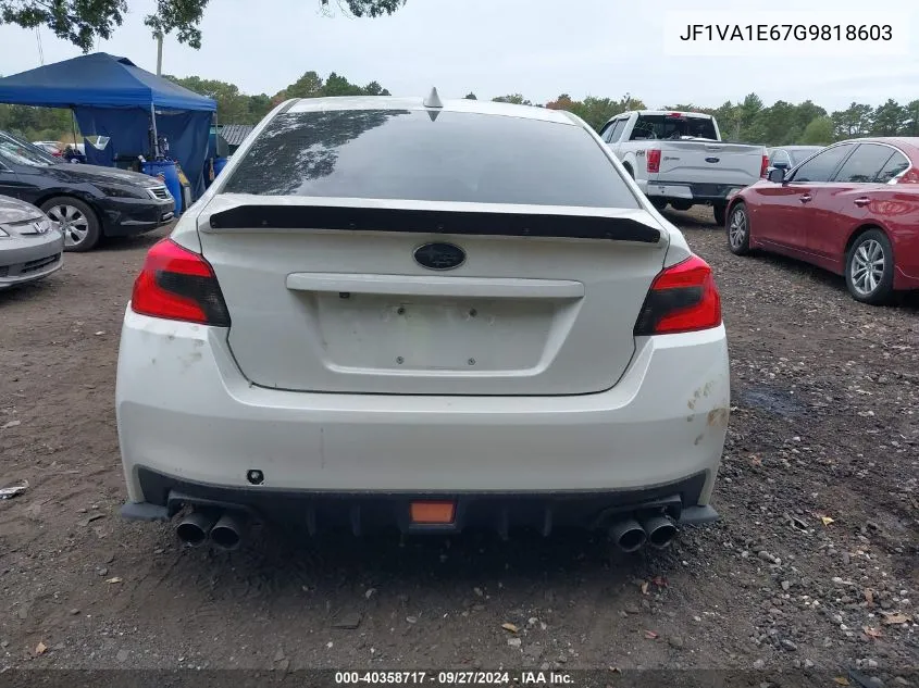 JF1VA1E67G9818603 2016 Subaru Wrx Premium