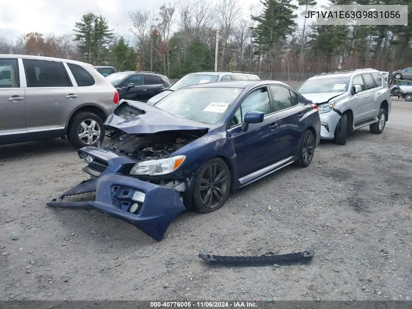 2016 Subaru Wrx Premium VIN: JF1VA1E63G9831056 Lot: 40776005