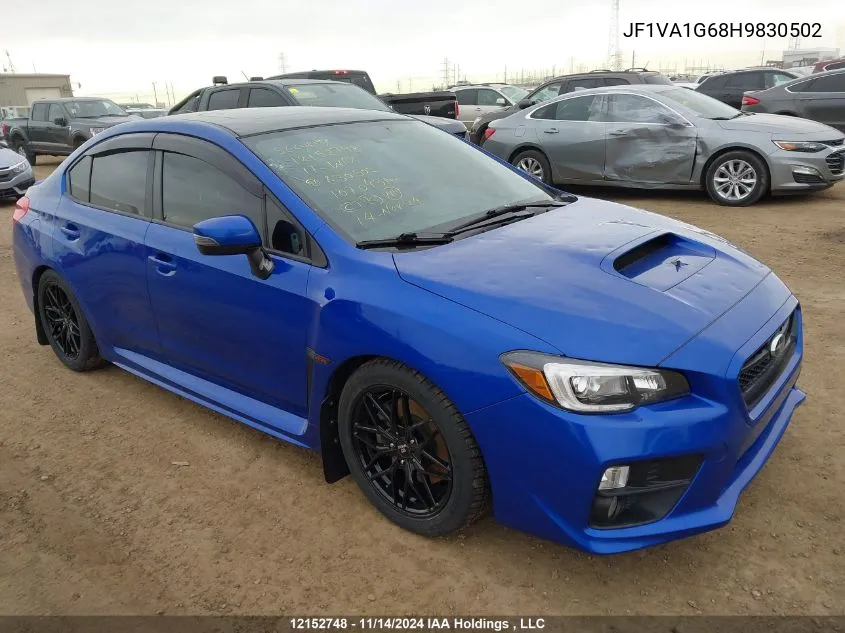 2017 Subaru Wrx Limited VIN: JF1VA1G68H9830502 Lot: 12152748