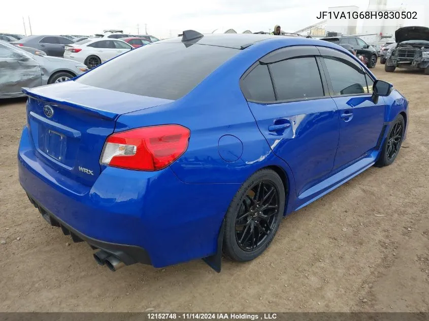 2017 Subaru Wrx Limited VIN: JF1VA1G68H9830502 Lot: 12152748