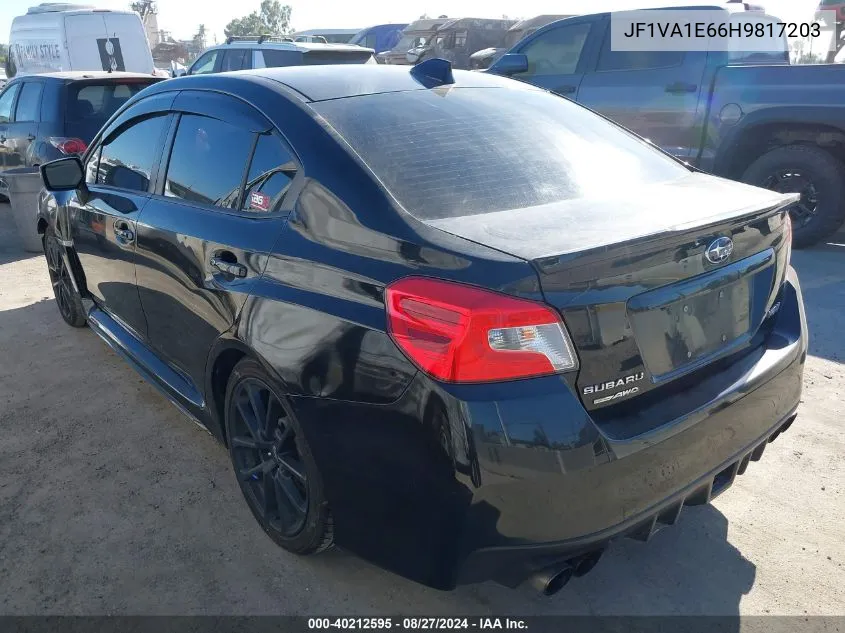 JF1VA1E66H9817203 2017 Subaru Wrx Premium