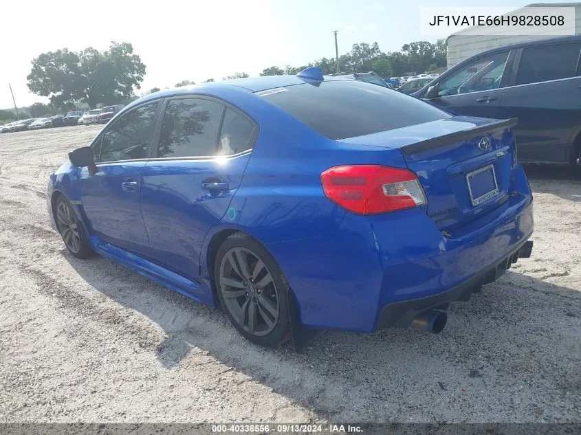 2017 Subaru Wrx Premium VIN: JF1VA1E66H9828508 Lot: 40338556