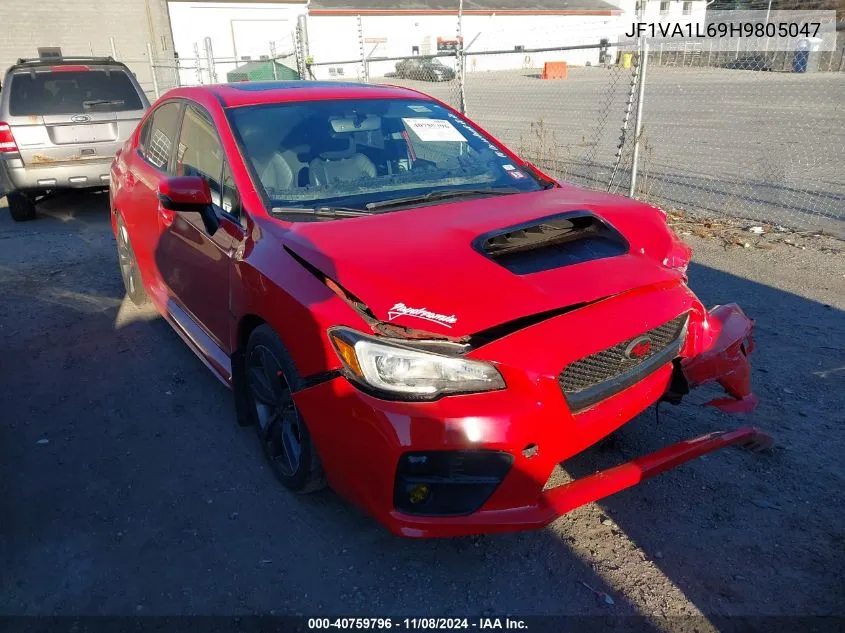 2017 Subaru Wrx Limited VIN: JF1VA1L69H9805047 Lot: 40759796