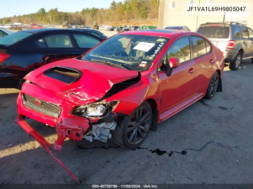 2017 Subaru Wrx Limited VIN: JF1VA1L69H9805047 Lot: 40759796