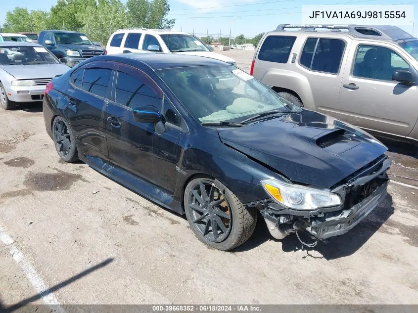 2018 Subaru Wrx VIN: JF1VA1A69J9815554 Lot: 39668352