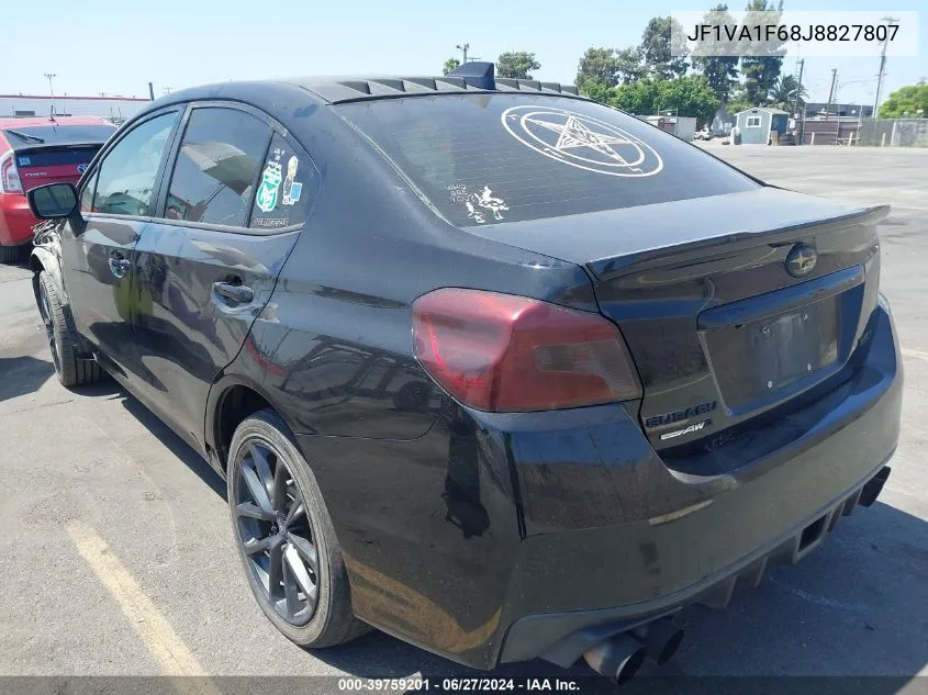 JF1VA1F68J8827807 2018 Subaru Wrx Limited