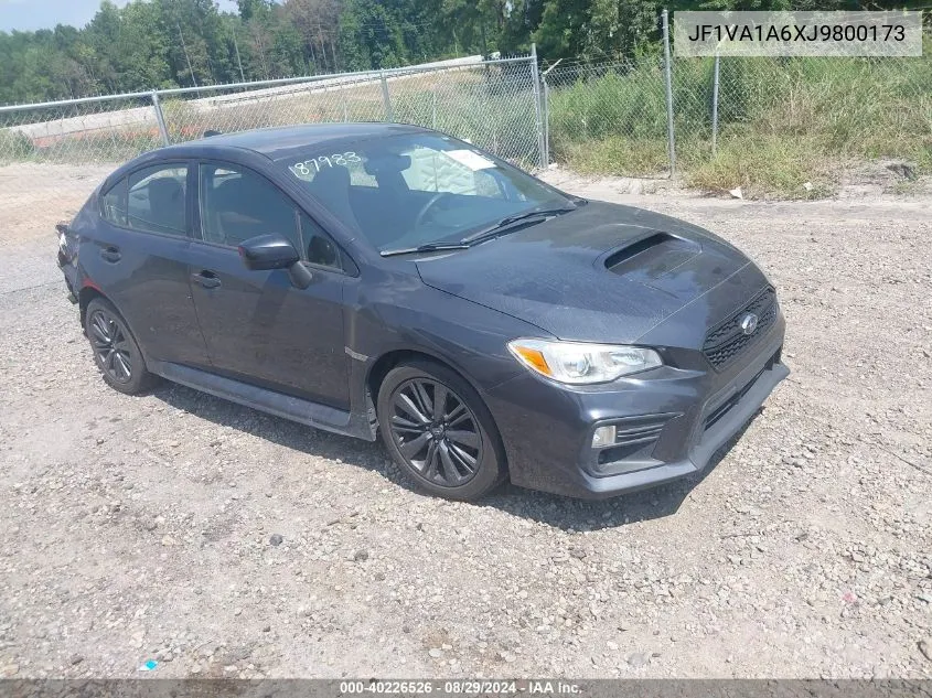 JF1VA1A6XJ9800173 2018 Subaru Wrx