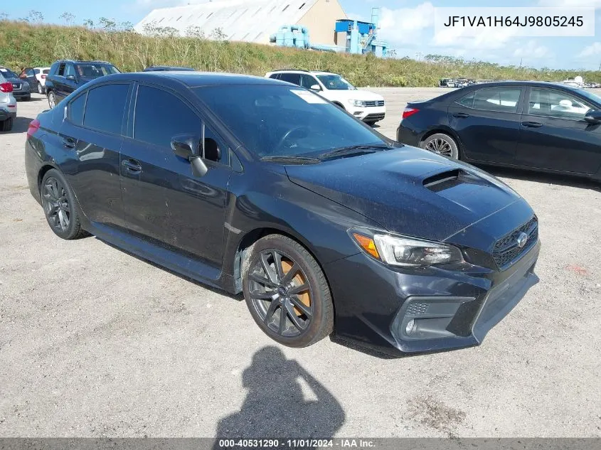 2018 Subaru Wrx Limited VIN: JF1VA1H64J9805245 Lot: 40531290