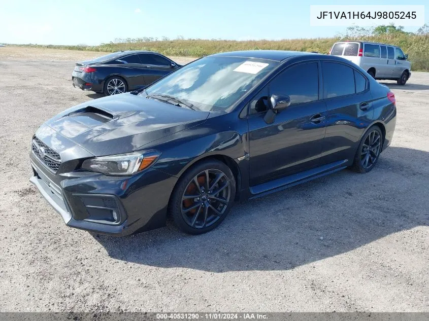 2018 Subaru Wrx Limited VIN: JF1VA1H64J9805245 Lot: 40531290