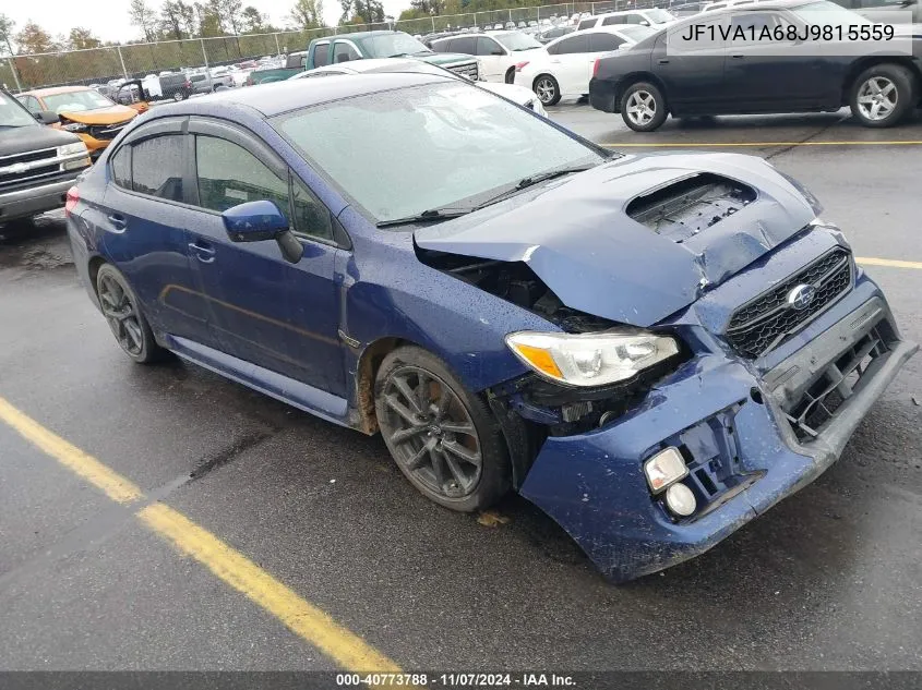 2018 Subaru Wrx VIN: JF1VA1A68J9815559 Lot: 40773788