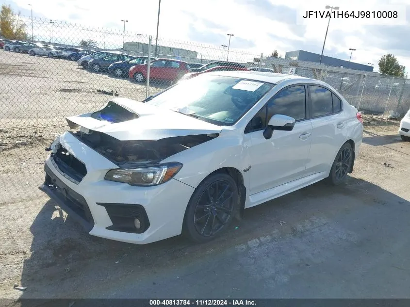 2018 Subaru Wrx Limited VIN: JF1VA1H64J9810008 Lot: 40813784