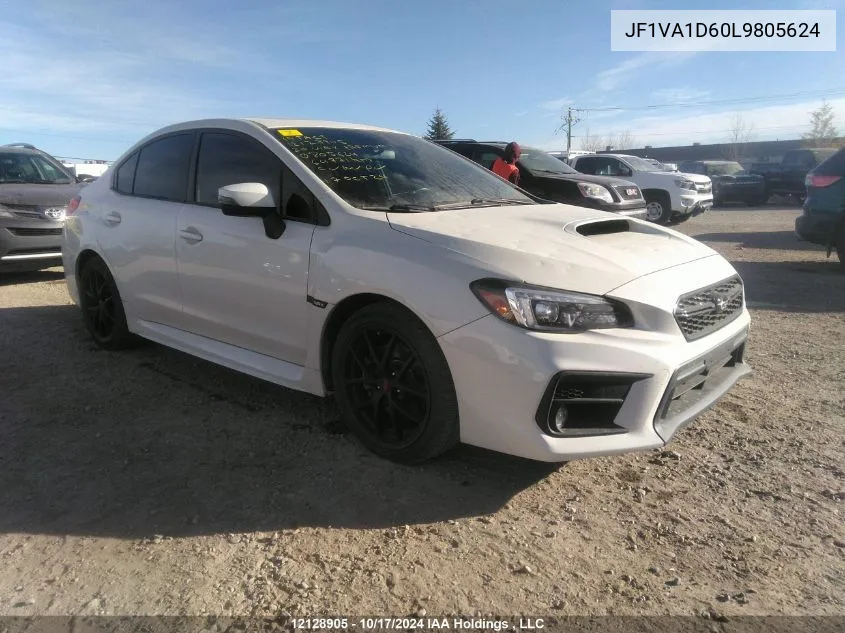 2020 Subaru Wrx Premium VIN: JF1VA1D60L9805624 Lot: 12128905