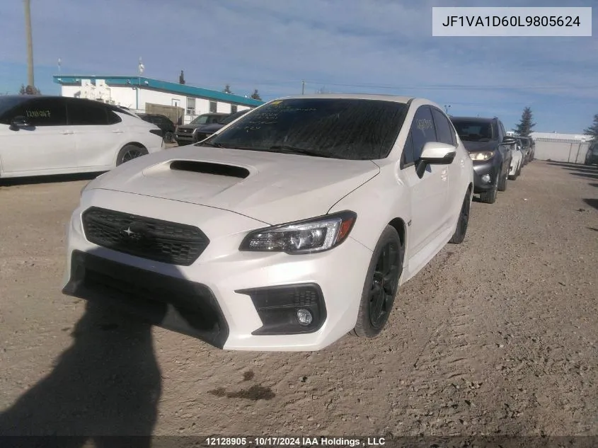 2020 Subaru Wrx Premium VIN: JF1VA1D60L9805624 Lot: 12128905