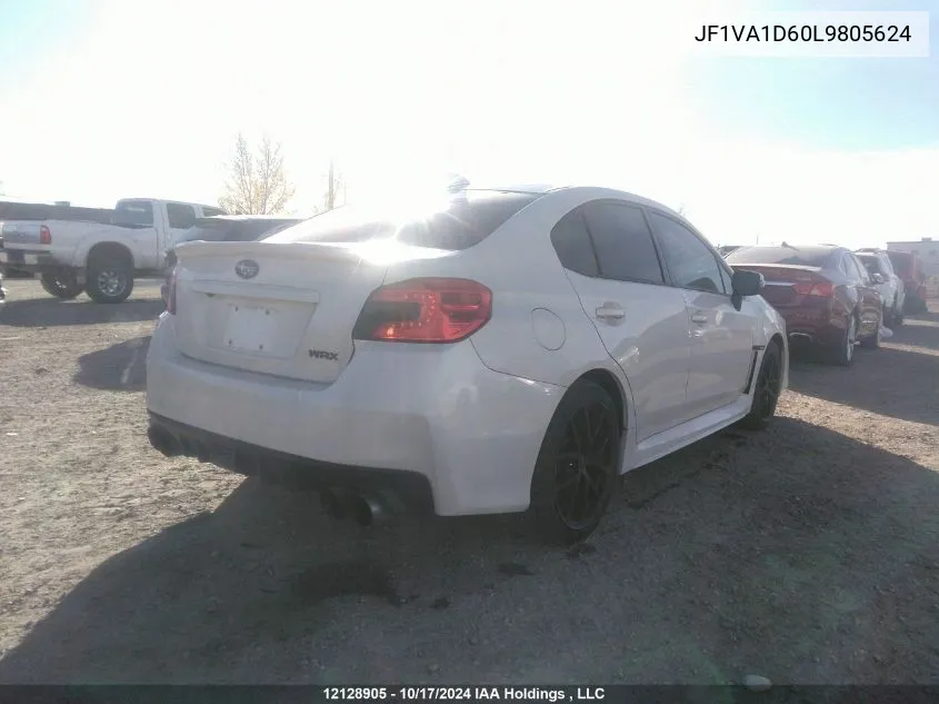 2020 Subaru Wrx Premium VIN: JF1VA1D60L9805624 Lot: 12128905