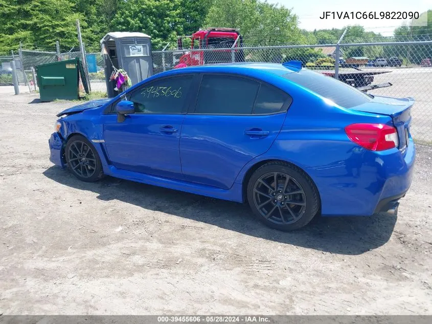 2020 Subaru Wrx Premium VIN: JF1VA1C66L9822090 Lot: 39455606