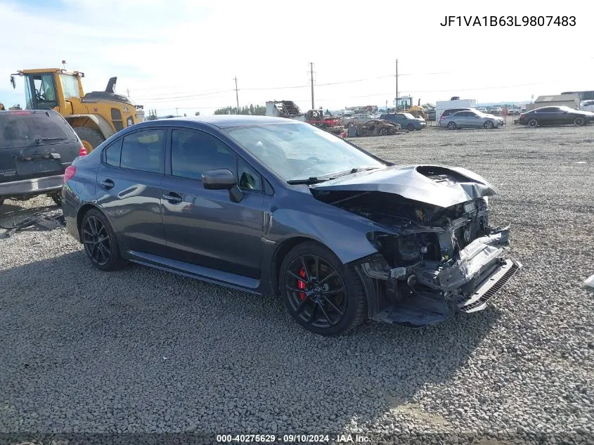 2020 Subaru Wrx Premium VIN: JF1VA1B63L9807483 Lot: 40275629