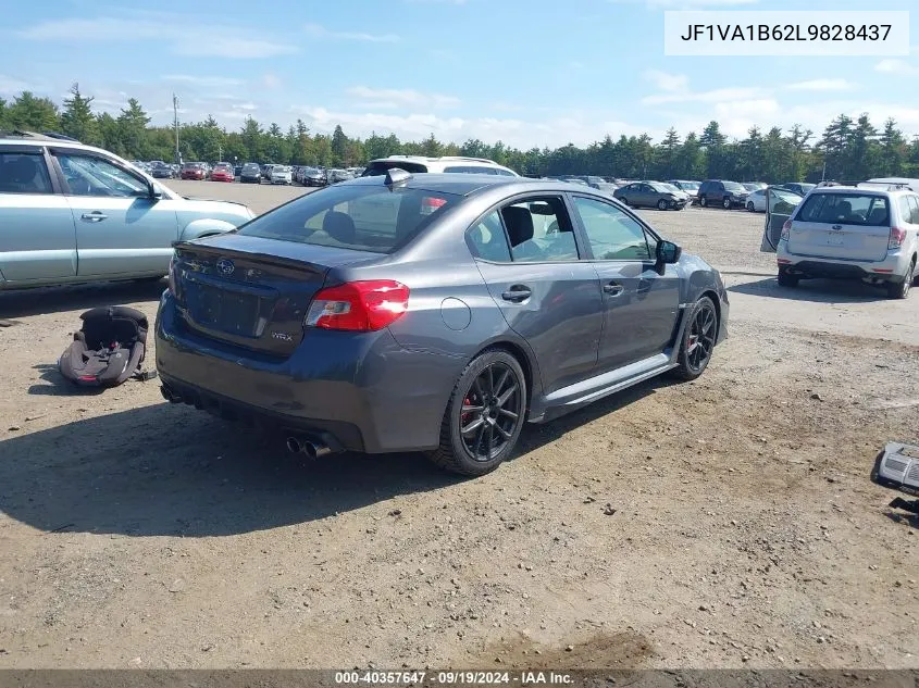 2020 Subaru Wrx Premium VIN: JF1VA1B62L9828437 Lot: 40357647