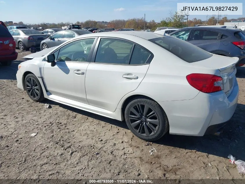 JF1VA1A67L9827429 2020 Subaru Wrx