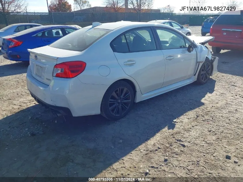 JF1VA1A67L9827429 2020 Subaru Wrx