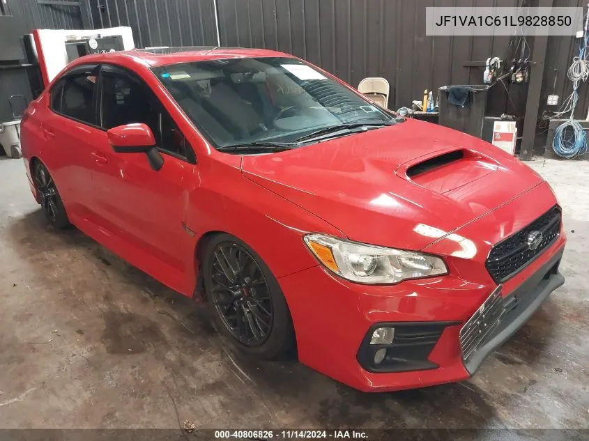 2020 Subaru Wrx Premium VIN: JF1VA1C61L9828850 Lot: 40806826