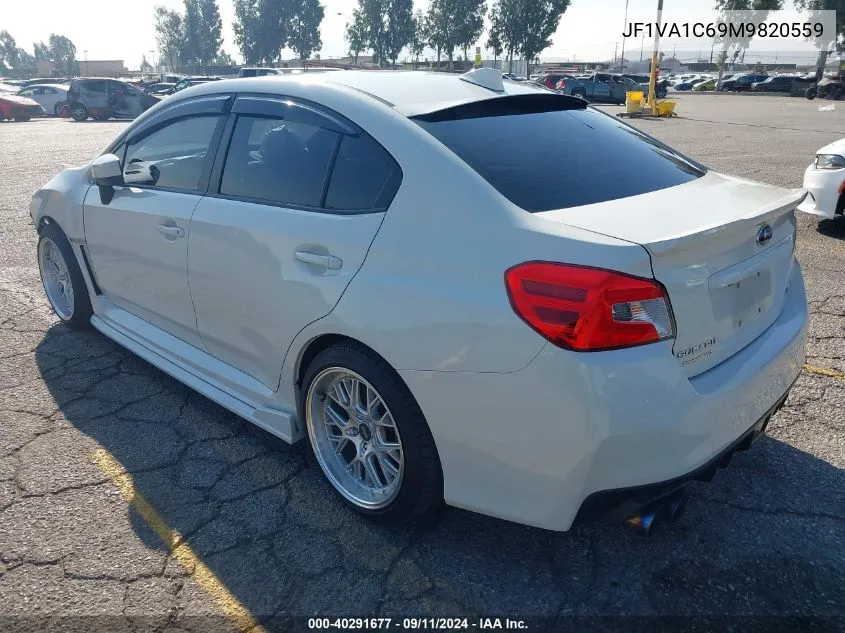 2021 Subaru Wrx Premium VIN: JF1VA1C69M9820559 Lot: 40291677