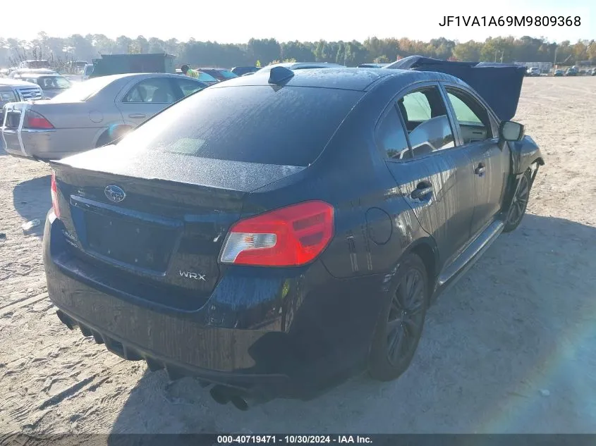 2021 Subaru Wrx VIN: JF1VA1A69M9809368 Lot: 40719471