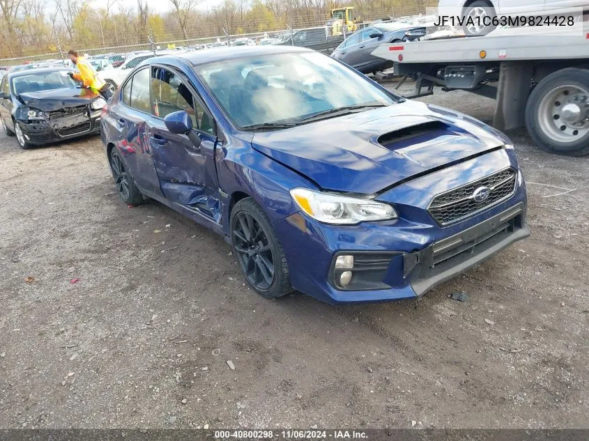 2021 Subaru Wrx Premium VIN: JF1VA1C63M9824428 Lot: 40800298