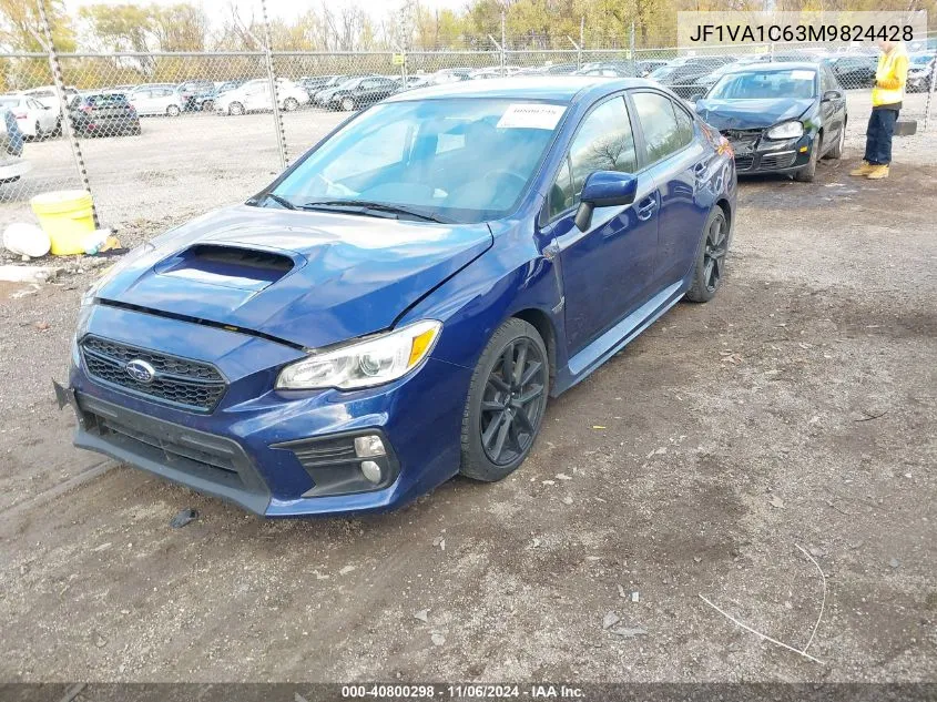 2021 Subaru Wrx Premium VIN: JF1VA1C63M9824428 Lot: 40800298