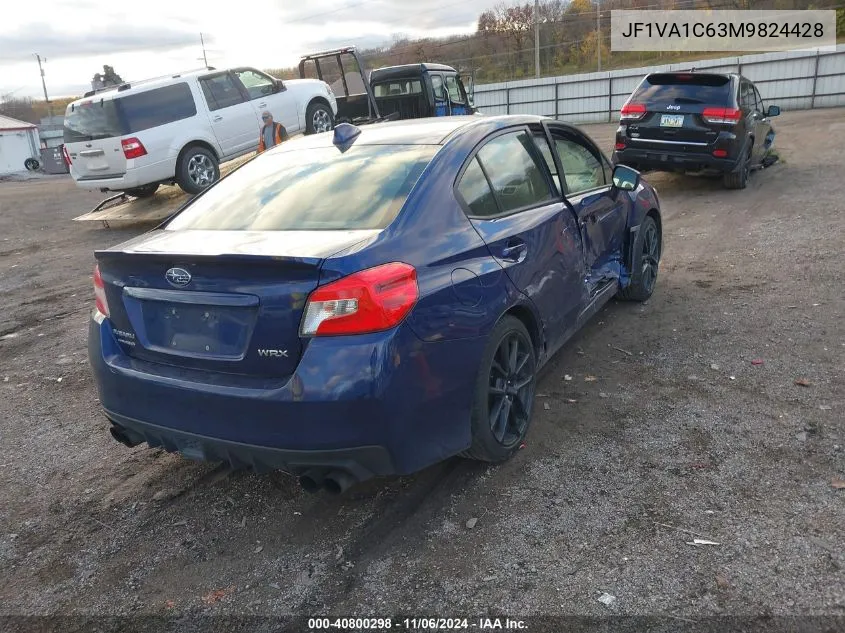 2021 Subaru Wrx Premium VIN: JF1VA1C63M9824428 Lot: 40800298