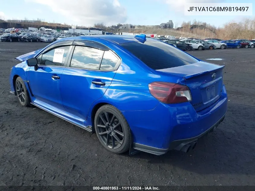 2021 Subaru Wrx Premium VIN: JF1VA1C68M9819497 Lot: 40801953