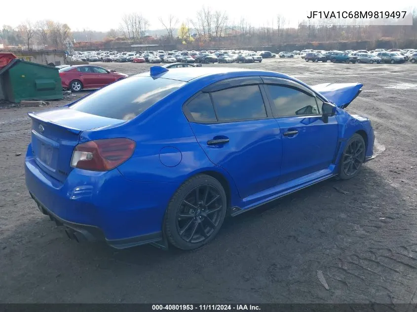 2021 Subaru Wrx Premium VIN: JF1VA1C68M9819497 Lot: 40801953