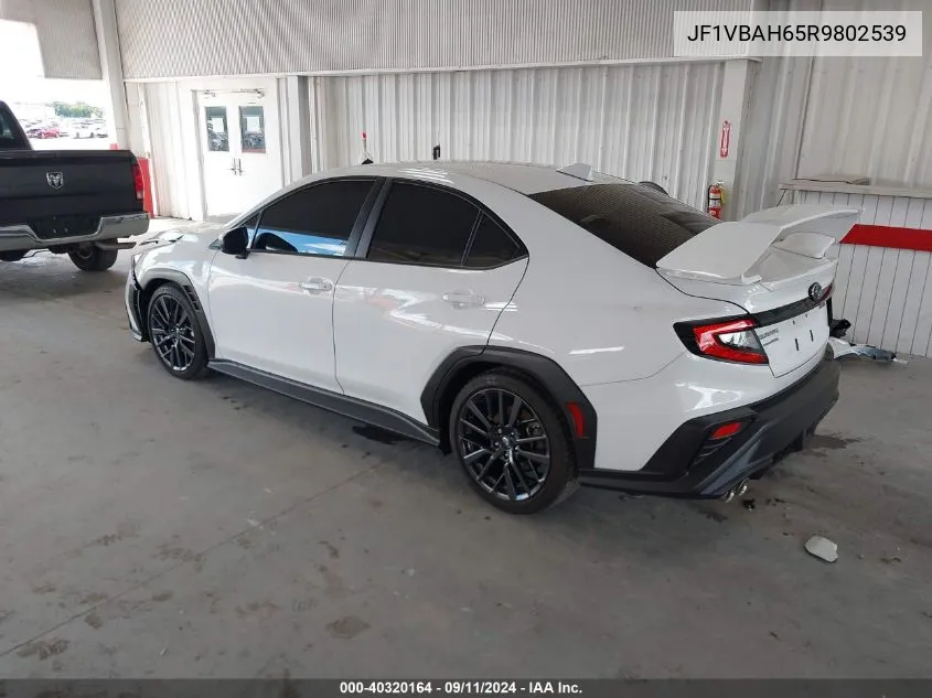 2024 Subaru Wrx Premium VIN: JF1VBAH65R9802539 Lot: 40320164