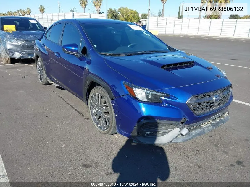 2024 Subaru Wrx Premium VIN: JF1VBAH69R8806132 Lot: 40753310