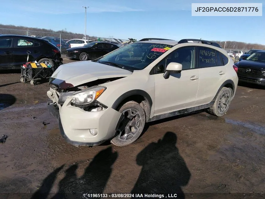 2013 Subaru Xv Crosstrek VIN: JF2GPACC6D2871776 Lot: 11965133