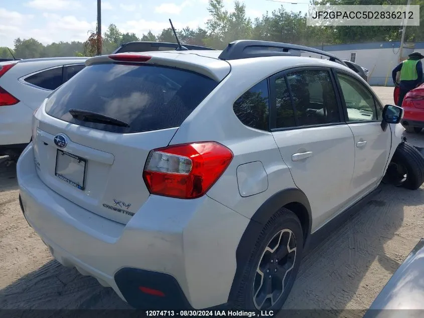 2013 Subaru Xv Crosstrek 2.0 Premium VIN: JF2GPACC5D2836212 Lot: 12074713