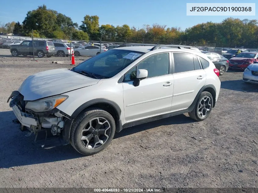 2013 Subaru Xv Crosstrek 2.0 Premium VIN: JF2GPACC9D1900368 Lot: 40646893