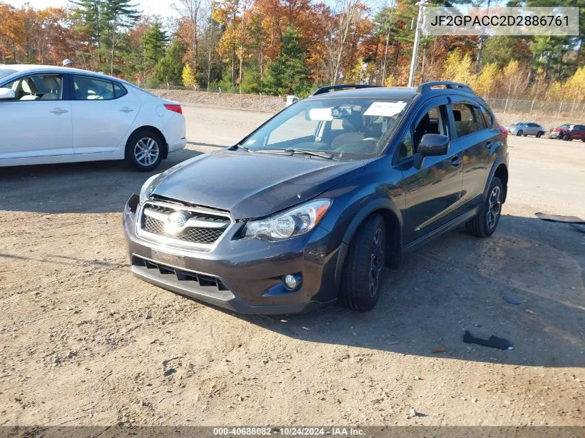 2013 Subaru Xv Crosstrek 2.0I Premium VIN: JF2GPACC2D2886761 Lot: 40688082