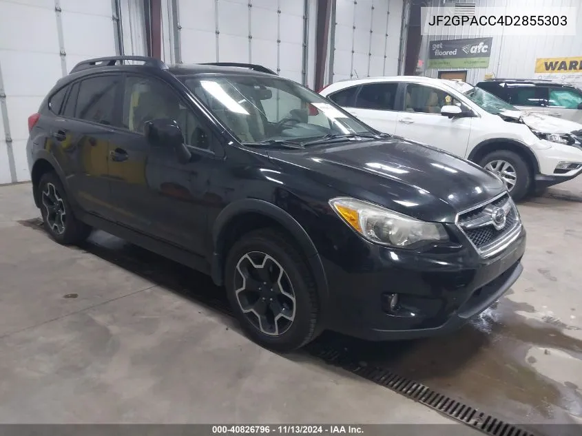 2013 Subaru Xv Crosstrek 2.0I Premium VIN: JF2GPACC4D2855303 Lot: 40826796