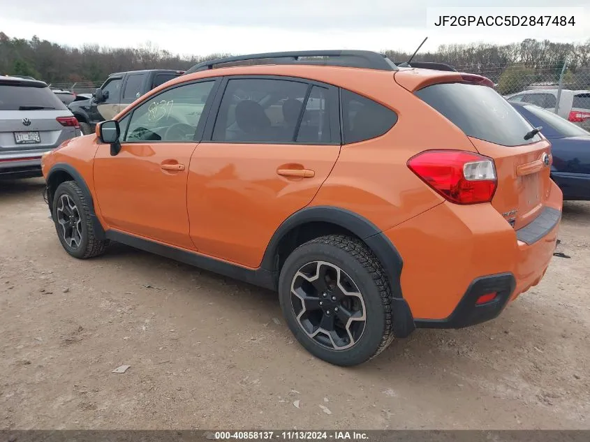 2013 Subaru Xv Crosstrek 2.0I Premium VIN: JF2GPACC5D2847484 Lot: 40858137