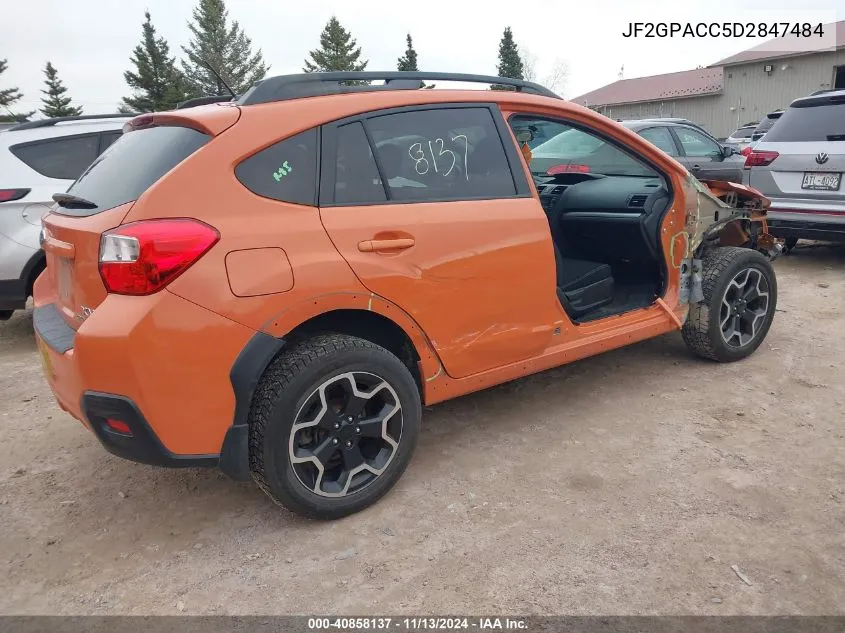 2013 Subaru Xv Crosstrek 2.0I Premium VIN: JF2GPACC5D2847484 Lot: 40858137